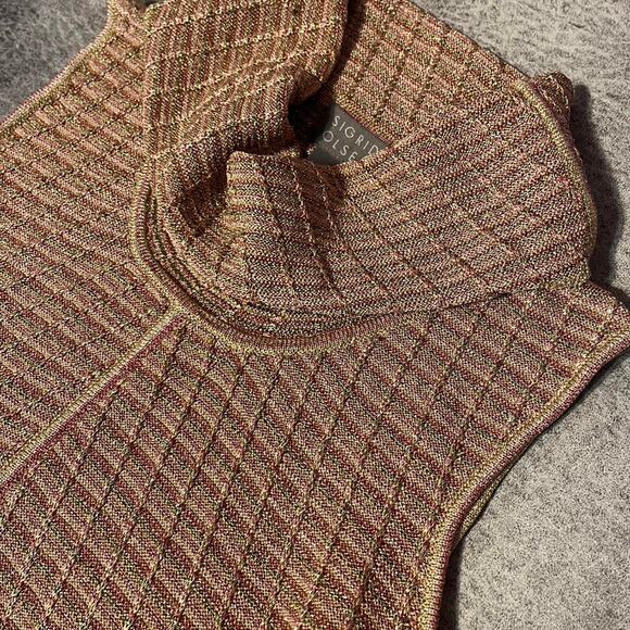 Y2k sigrid olsen turtleneck sleeveless top - Picture 3 of 7